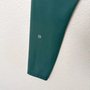 [Lululemon] Medium Teal Green Wunder Train High Rise Tight Leggings 25" Size 8 thumbnail 9