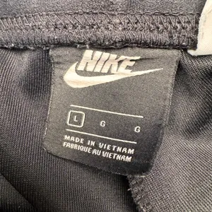 Nike Sportswear Women Black Gold Logo Tape‎ Track Pants Joggers AR4912-010 L thumbnail 5