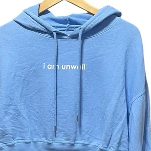 Barstool Chicks Barstool‎ Sports Blue Crop I am Unwell Call Her daddy Hoodie thumbnail 2