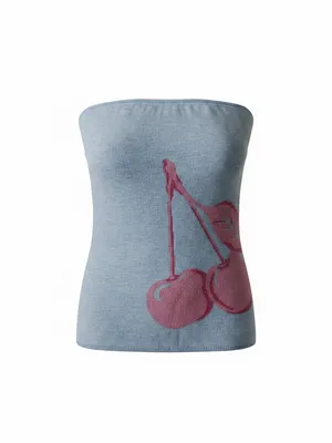 Derek Heart Ultrasoft Cherry Tube Top M NWT thumbnail 2