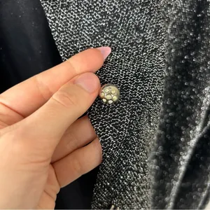 Vintage Montgomery Ward Silver Sparkle Button Down Shirt + Tank Set thumbnail 8
