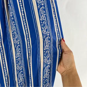 Free People‎ After The Storm Maxi Dress Button Front Paisley 3/4 Sleeve Boho thumbnail 15