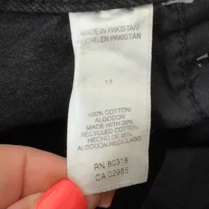 1688| NWT Aeropostale High Rise‎ Baggy 90s Inspired Jeans Black 14 thumbnail 6