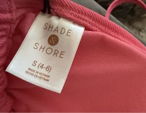 Shade & Shore Pink Triangle Ribbed Bikini thumbnail 9