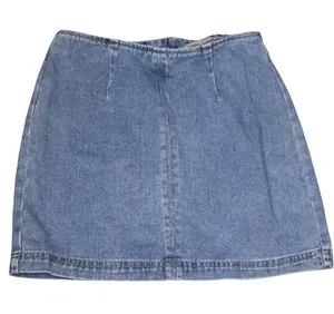 PacSun Denim Jean Zip Summer Short Skirt - Size 26 mini summer vacation preppy thumbnail 1