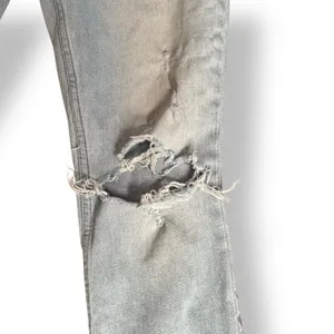 Abercrombie & Fitch Simone High Rise Slim Jeans Distressed Light Wash Raw Hem 25 thumbnail 4