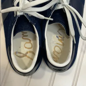 Sam Edelman Marquette Denim Navy Sneakers thumbnail 6