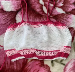 Pink Knit Top Size M thumbnail 1