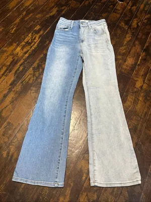 Risen two tone size 28/7 flared boutique jeans thumbnail 1