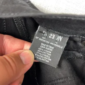 Hudson Jeans Womens 23 Black Low Rise Skinny Stretch Denim 5-Pocket Made USA thumbnail 10