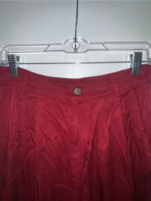 Reformation Wide Leg Pants Maroon Size 6 NWT thumbnail 5
