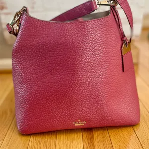 Kate Spade Raspberry Leather Shoulder Bag thumbnail 1
