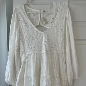 Free People Mockingbird White Eyelet Tiered Maxi Dress thumbnail 6