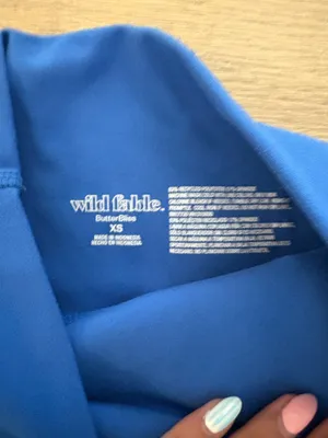 Wild Fable Blue Biker Shorts thumbnail 2
