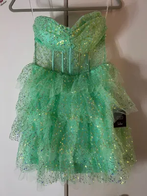 Green Lulus Dress thumbnail 2