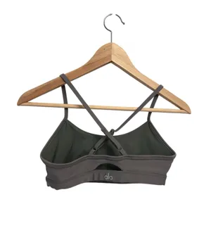 Alo Yoga Airlift Intrigue Bra Small Steel Grey Excellent thumbnail 2