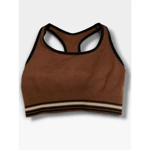 Member's Mark Seamless Racerback Sports Bra M Cinnamon Stick Brown thumbnail 2