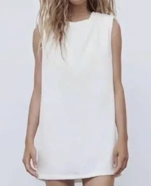 ZARA Dress Mini White thumbnail 2