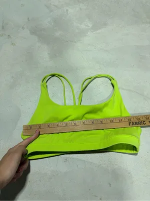 1st phorm Neon Lime Strappy Sports Bralette thumbnail 2