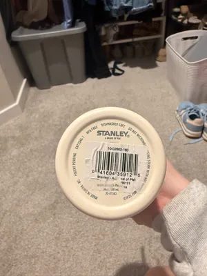 Stanley 20 oz adventure travel tumbler cream thumbnail 3