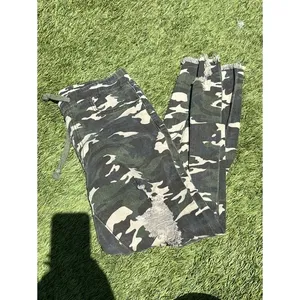 YMI Womens‎ Camo Distressed Skinny Jeans Green Camouflage Frayed Hem XS? thumbnail 2