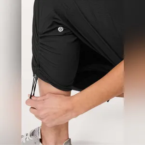 Lululemon‎ Dance Studio Crop 25" Cinchable Hem Mid-Rise Pants in Black Size 2 thumbnail 5