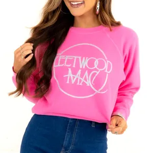 Fleetwood Mac Ralgan Pink & Silver Crew DAYDREAMER Small NWT $138 retail thumbnail 2
