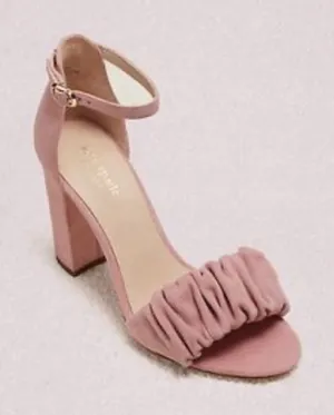 Kate Spade Mona Women's Size 6.5 Rococo‎ Pink Leather Ankle Strap Heels X7-1649 thumbnail 1