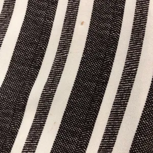 H&M elastic waist stripe wide Leg Trouser Pants W/Pockets women’s 14 thumbnail 13