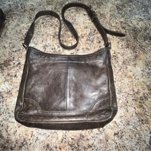 Frye medium leather should bag thumbnail 4