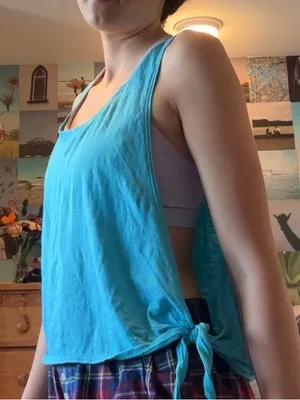Pink Victorias Secret Open Side Tank thumbnail 2