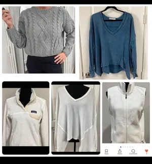 We The Free White Waffle Knit Top thumbnail 5