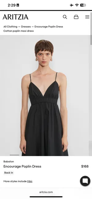 Aritzia Babaton Encourage Poplin Dress thumbnail 4