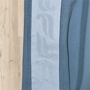 Fabletics High Waisted Powerhold Baby Blue Logo Stripe Leggings Women’s Medium thumbnail 4