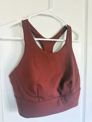 Lululemon Wunder Train Longline Bra *Medium Support, C/D Cup Date Brown thumbnail 5
