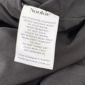 Nookie Lust One Shoulder Gown in Black‎ thumbnail 12