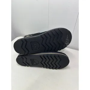 Sorel Campus boots in black suede and a gray chevron. NWOB. Size thumbnail 5