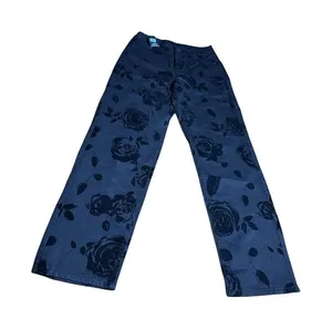 Wild Fable Womens High-Rise Straight Jeans Floral Print Size 8 / 32" Inseam thumbnail 1