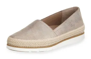 Donald Pliner Size 6.5 Tan Suede Espadrille Flats Casual Slip On‎ Shoes thumbnail 1