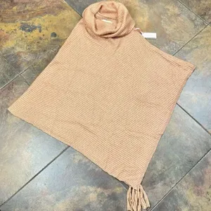 NWT Evy’s Tree Asymmetrical Ponch Cowl Neck Sweater OS thumbnail 5