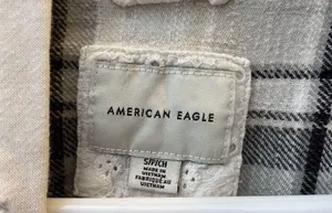American Eagle Cardigan shirt with hoodie thumbnail 3