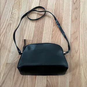 Kate Spade Black Leather Crossbody bag purse thumbnail 9