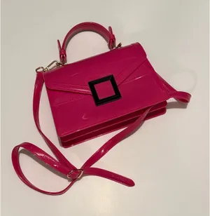 Hot Pink Latex Purse thumbnail 1