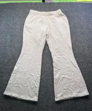 Wild Fable Oatmeal Heather Flare Leg Fleece Sweatpants‎ Pockets Athleisure Small thumbnail 1