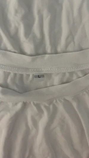 Amazon Tight Plain White Shirt thumbnail 4