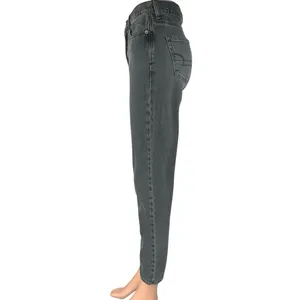 American Eagle Outfitters Black High Waist Skinny Straight Denim Jeans Pants 0 thumbnail 2