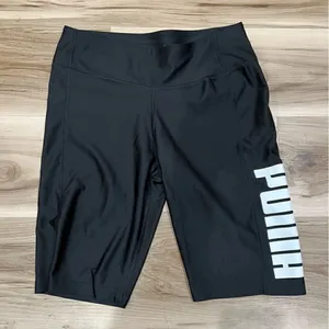 Puma 9 Inch Attitude Shorts Black Biker Shorts Women’s Medium thumbnail 2