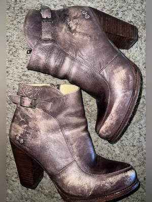Bed Stu Isla Ankle Boot Distressed Rustic Rodeo Coastal Festival block heel W 8 thumbnail 7