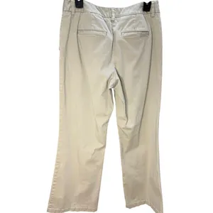 L.L.Bean Favorite Fit Chino Pants Womens 6 Beige Straight Minimalist Classiccore thumbnail 3