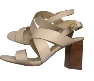 Cole Haan Women’s Cynthia Block Heel Sandal Beige Size 9B thumbnail 1